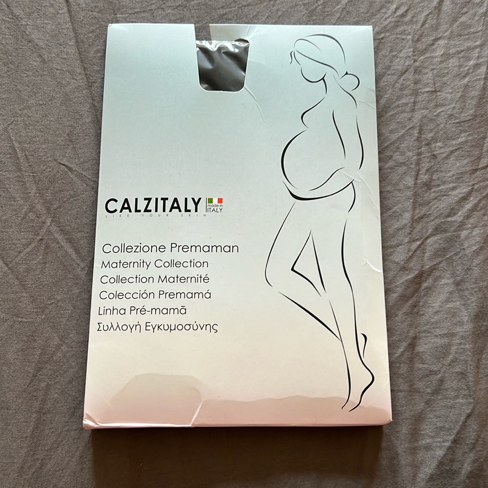 NEVER USED! Polka Dot Maternity Tights